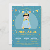 Einladung von Litte Prince zum Geburtstag (Vorderseite)