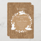 Einladung von Little Bunnies Brown (Vorne/Hinten)