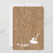 Einladung von Little Bunnies Brown (Rückseite)