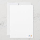 Einladung von Little Fishy Ocean 12x18 Baby Shower (Rückseite)