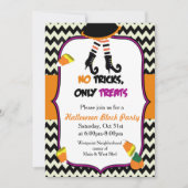 Einladung von Little Hexe Halloween-Party (Vorderseite)