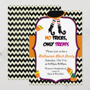 Einladung von Little Hexe Halloween-Party