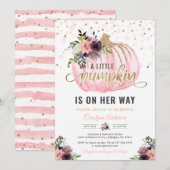 Einladung von Little Pumpkin Baby Shower - 12x18 (Vorne/Hinten)