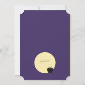 Einladung von Little Witch Halloween-Party (Rückseite)