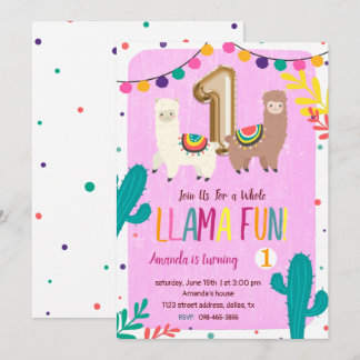 Einladung von Llamas zum 1.