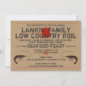 Einladung von Low Country Boil - Garnelenkohle (Vorderseite)