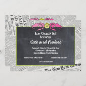 Einladung von Lowcountry-Boil-Zeitung (Vorne/Hinten)