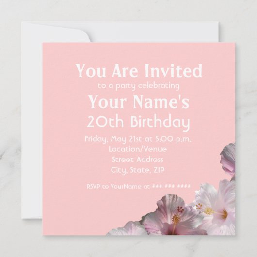 Einladung von Luau (Rückseite)