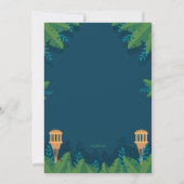 Einladung von Luau Prom (Rückseite)