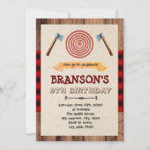 EINLADUNG VON LUMBERJACK (Vorderseite)