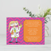 Einladung von Mad Scientist: Blonde Girl Potions (Stehend Vorderseite)