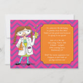 Einladung von Mad Scientist: Brünette Girl-Tränke (Vorderseite)