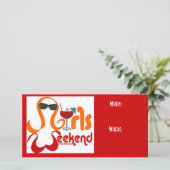 Einladung von Mädchen am Wochenende (Stehend Vorderseite)