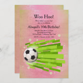 Einladung von Mädchen zum Fußball (Vorne/Hinten)