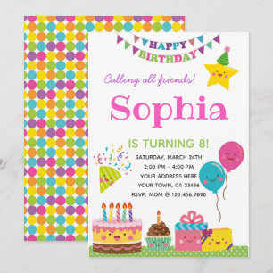 Einladung von Mädchen zum Geburtstag