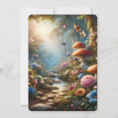 Einladung von Magical Forest Birthday Party (Rückseite)