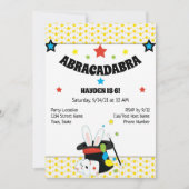 Einladung von Magician Birthday (Vorderseite)