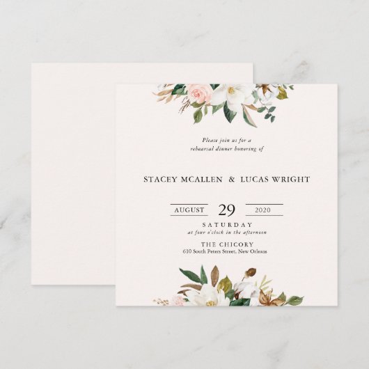 Einladung von Magnolia (Vorne/Hinten)