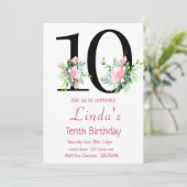 Einladung von Magnolia zum Geburtstag, 10. Geburts (Stehend Vorderseite)