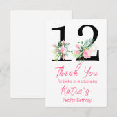 Einladung von Magnolia zum Geburtstag, 12. Geburts (Vorne/Hinten)