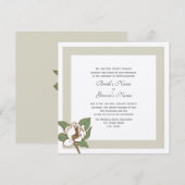 Einladung von Magnolien (Vorne/Hinten)