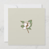 Einladung von Magnolien (Rückseite)