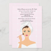 Einladung von Makeup und Wellness-Center (Vorne/Hinten)