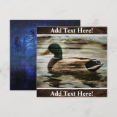 Einladung von Mallard Duck (Vorne/Hinten)