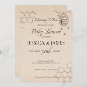 Einladung von Mama zu Baby-Dusche (Vorne/Hinten)