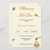 Einladung von Mama zu Baby-Dusche (Vorne/Hinten)