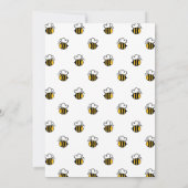Einladung von Mama zu Honey Bee Baby Shower (Rückseite)