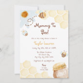 Einladung von Mami zu Bee Baby Shower (Vorderseite)