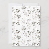 Einladung von Mami zu Bee Baby Shower (Rückseite)