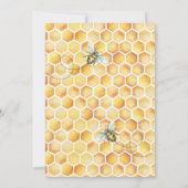 Einladung von Mami zu Bee Baby Shower (Rückseite)