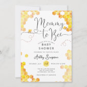 Einladung von Mami zu Bee Baby Shower (Vorderseite)