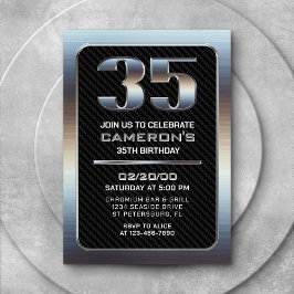 Einladung von Männern 35. Geburtstag