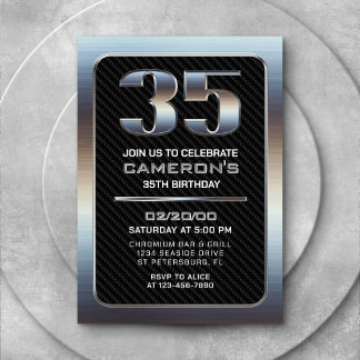 Einladung von Männern 35. Geburtstag