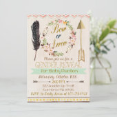 Einladung von Männern, Frauen oder Pfeile, Stammes (Stehend Vorderseite)