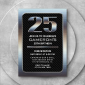 Einladung von Männern zum 25. Geburtstag