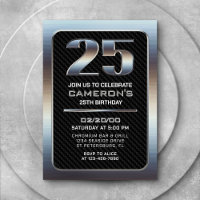 Einladung von Männern zum 25. Geburtstag