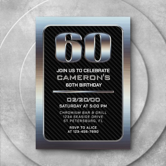 Einladung von Männern zum 60. Geburtstag