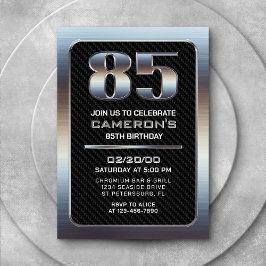 Einladung von Männern zum 85. Geburtstag