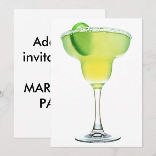 Einladung von Margarita (Vorne/Hinten)