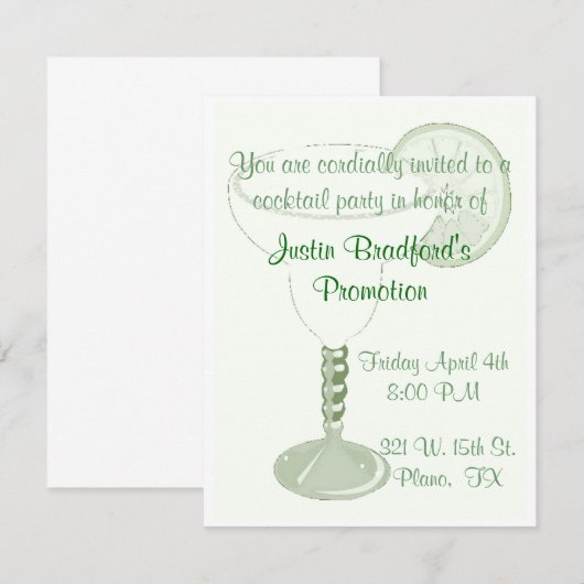 Einladung von Margarita (Vorne/Hinten)