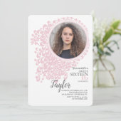 Einladung von Mariah 16 . Geburtstag Foto (Stehend Vorderseite)