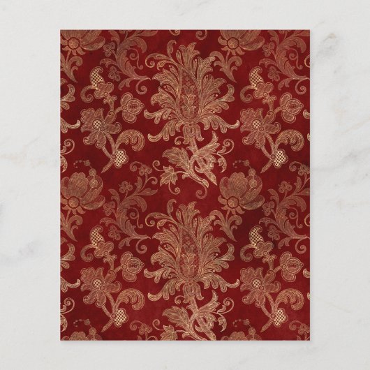 Einladung von Marine-, Rot- und Goldflorensehen Flyer (Hinten)