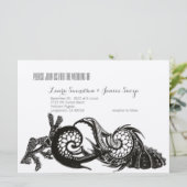 Einladung von Marine Sketch (Stehend Vorderseite)