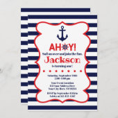 Einladung von Marine und Red Boy Nautical zum Gebu (Vorne/Hinten)