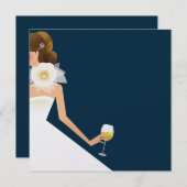 Einladung von Marineweinen (Vorne/Hinten)