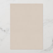 Einladung von Marseille Wedding Foil (Rückseite)